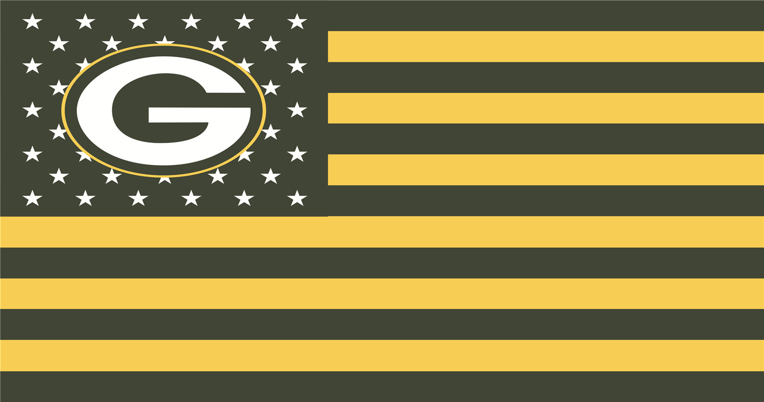 Green Bay Packers Flags DIY iron on transfer (heat transfer)